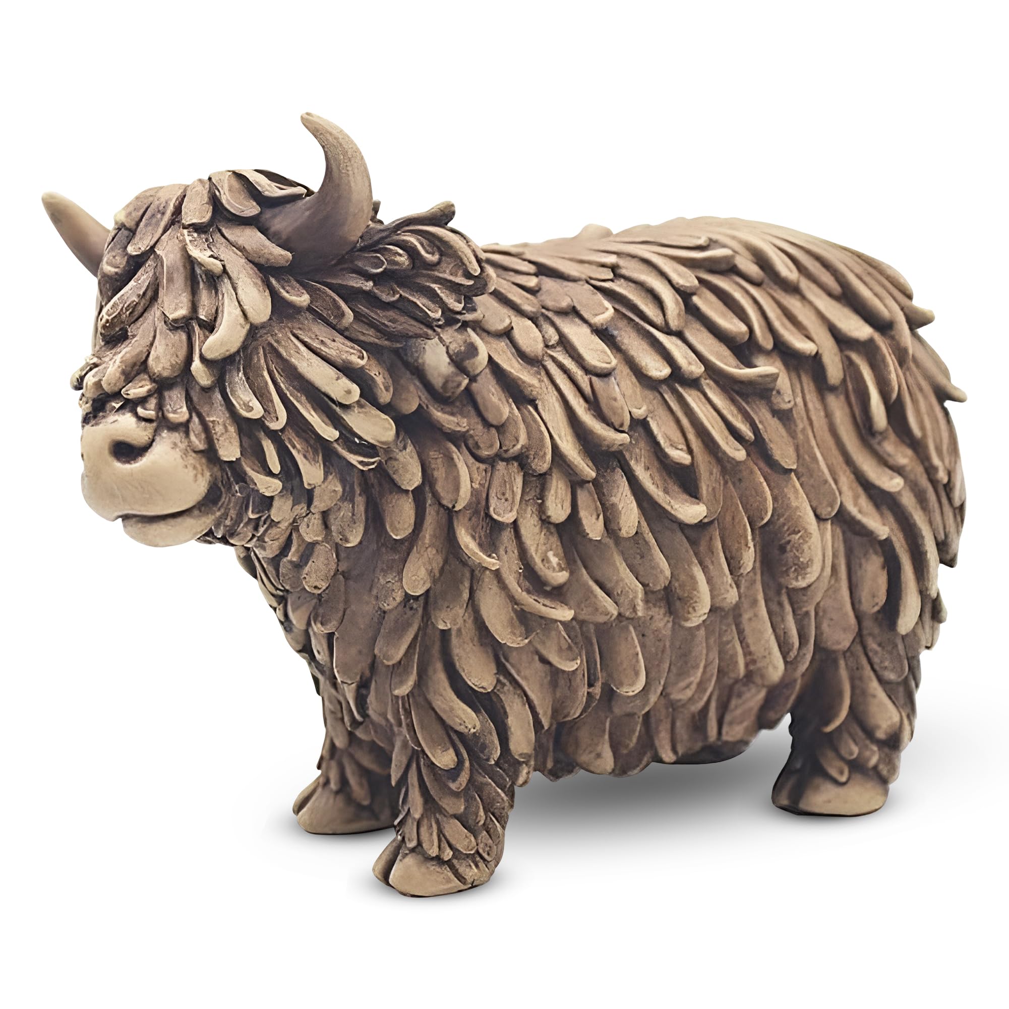 Highland Cow Ornament 19cm Gift - Standing Hughie Cow