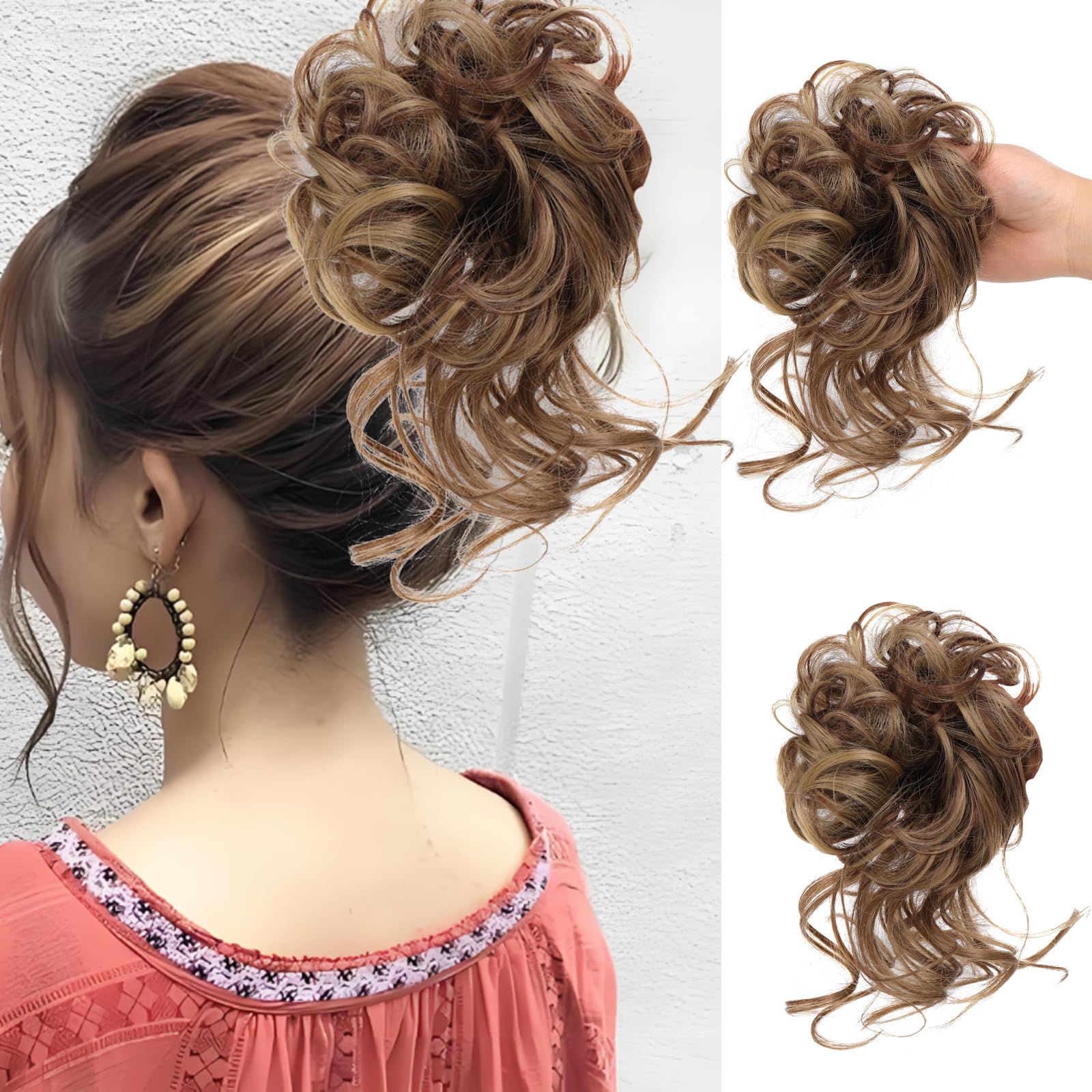 AYNKH Messy Bun Hair Piece
