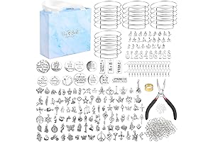 544 Pieces Bangle and Earring Making Jewelry Kit