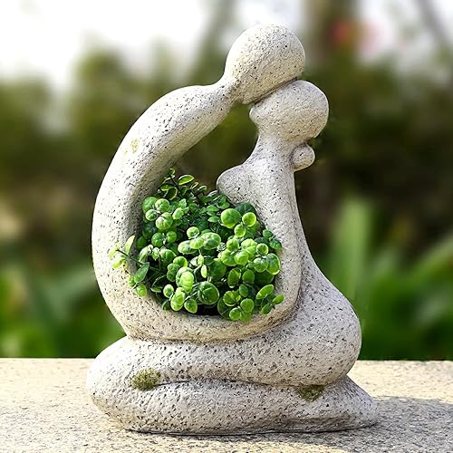 Miniatura 7 de Macetas únicas para plantas de interior y exterior, maceta grande para suculentas, florero con agujero de drenaje, abuelas Love