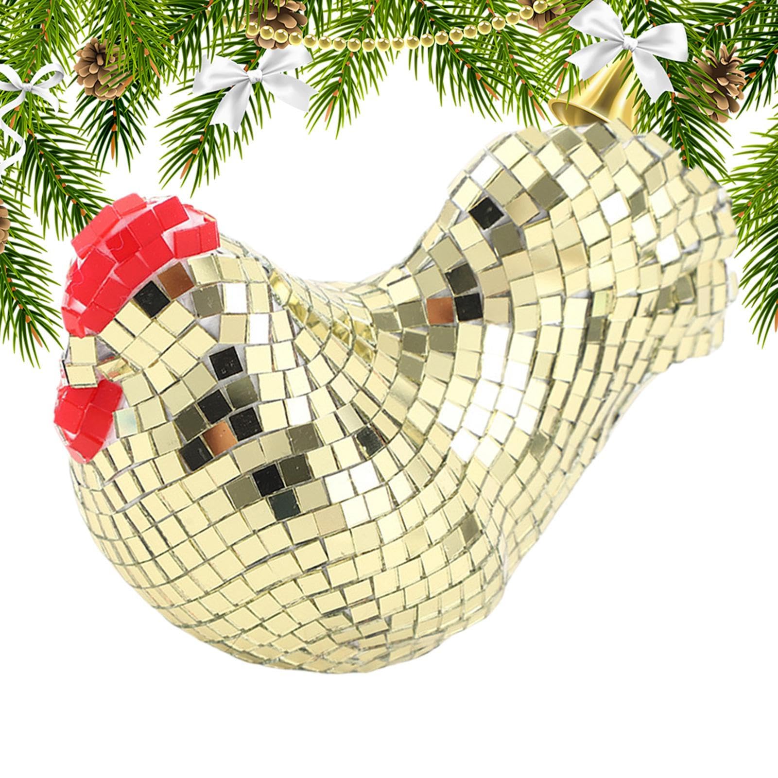 Miroir boule poule acrylique décoratif pour centre de table de mariage