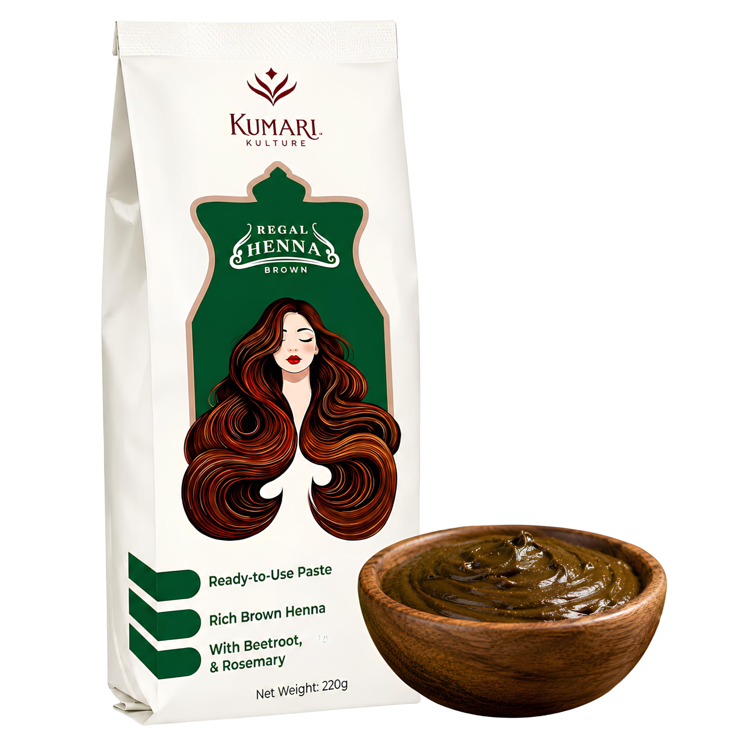 Buy Kumari Kulture - Natural Ready To Apply Henna Mehendi Paste