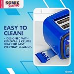 Uncanny Brands Sonic the Hedgehog Retro TV Toaster with Light Up Frame, Two Slice Model with Sonic Artwork, Themed Kitchen Appliance