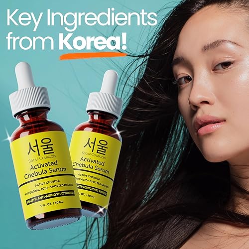 Miniatura 8 de SeoulCeuticals Chebula - Suero activo para el rostro, cuidado de la piel coreano, antienvejecimiento, natural K, belleza, cuidado de la piel con