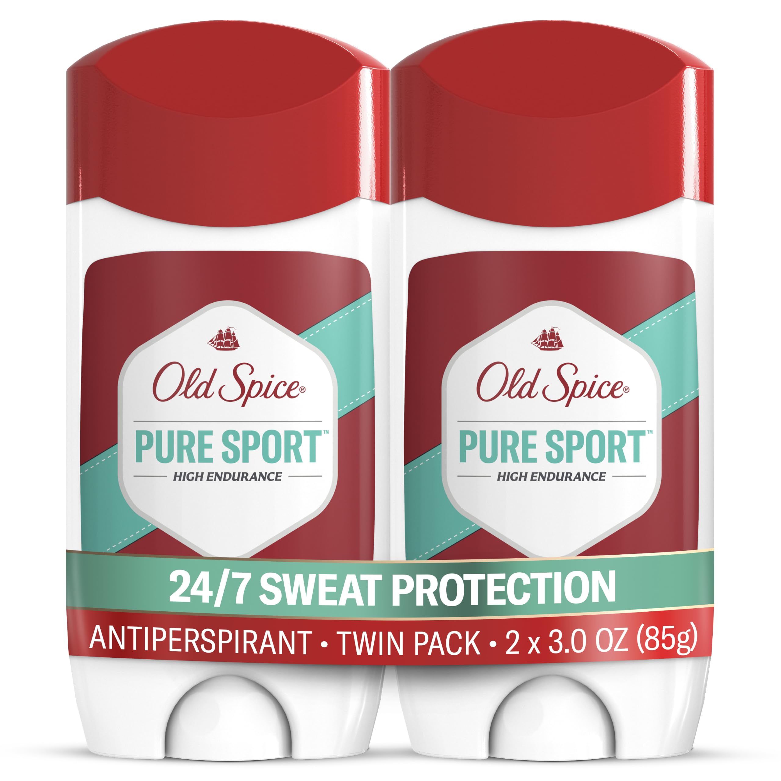Old Spice Antiperspirant Deodorant for Men, Pure Sport, 3.0 oz Pack of 3 3 Ounce (Pack of 2)