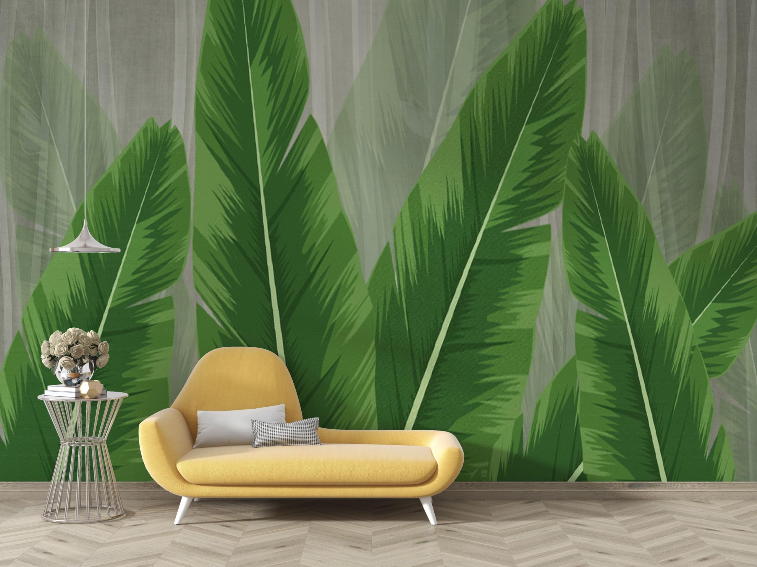 Papier Peint Botanique Grand Poster Mural aux Finitions Premium Mat 250x175cm
