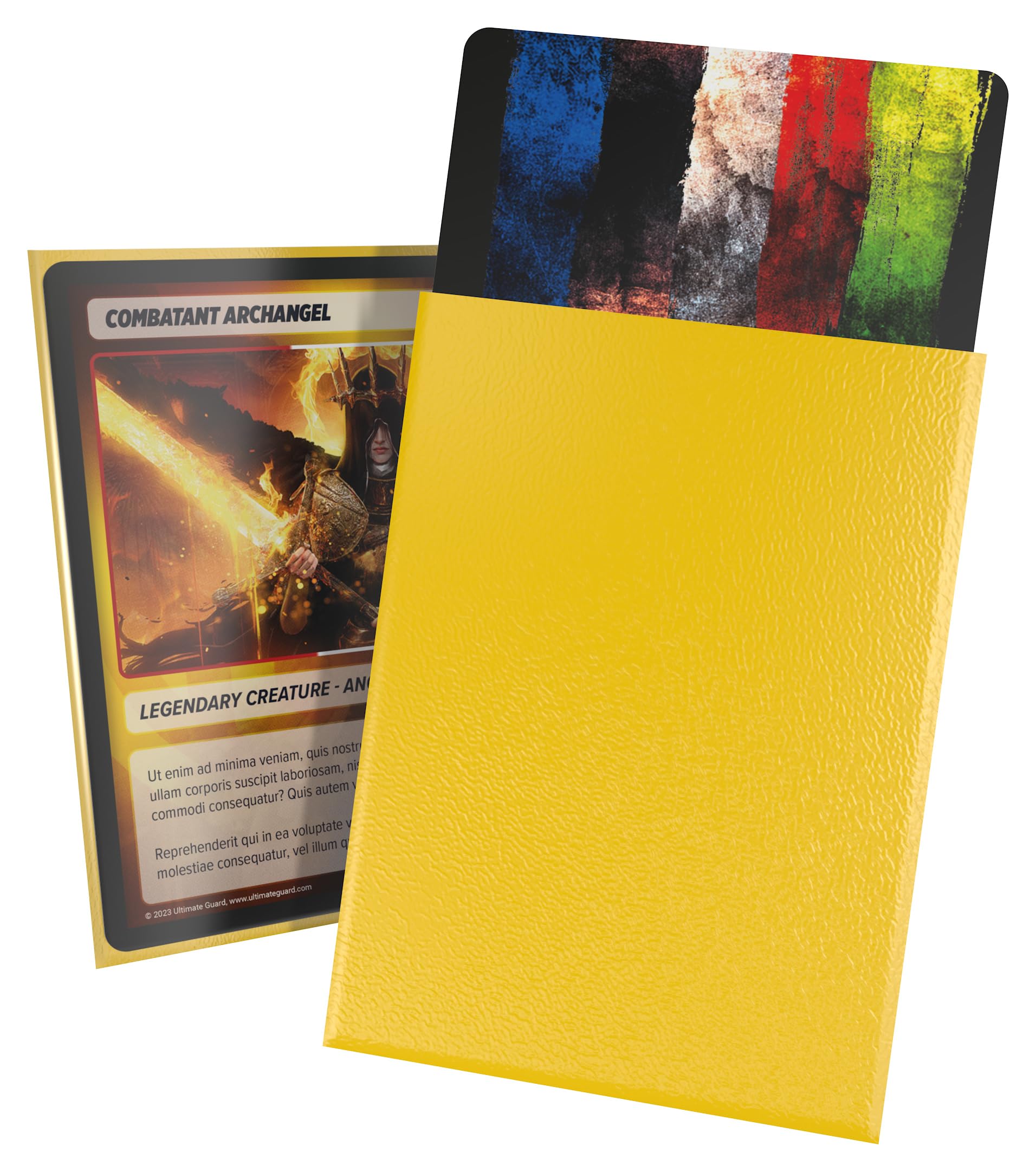 Ultimate Guard Cortex 66 x 91mm Matt Wallet - Yellow (Pack of 100)