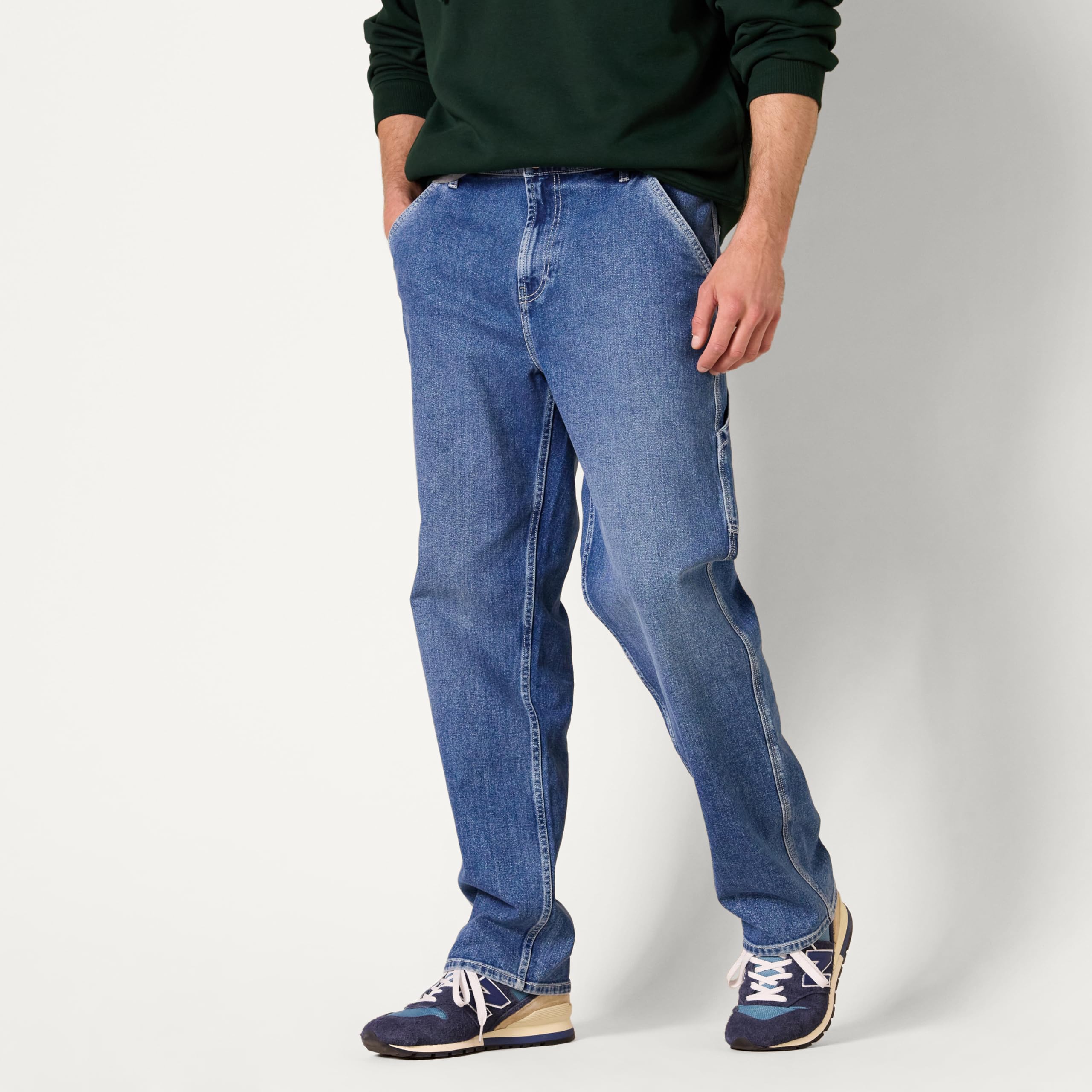 Amazon Essentials Uomo Jeans Carpenter da Lavoro Leggermente Elasticizzati, vestibilità Comoda