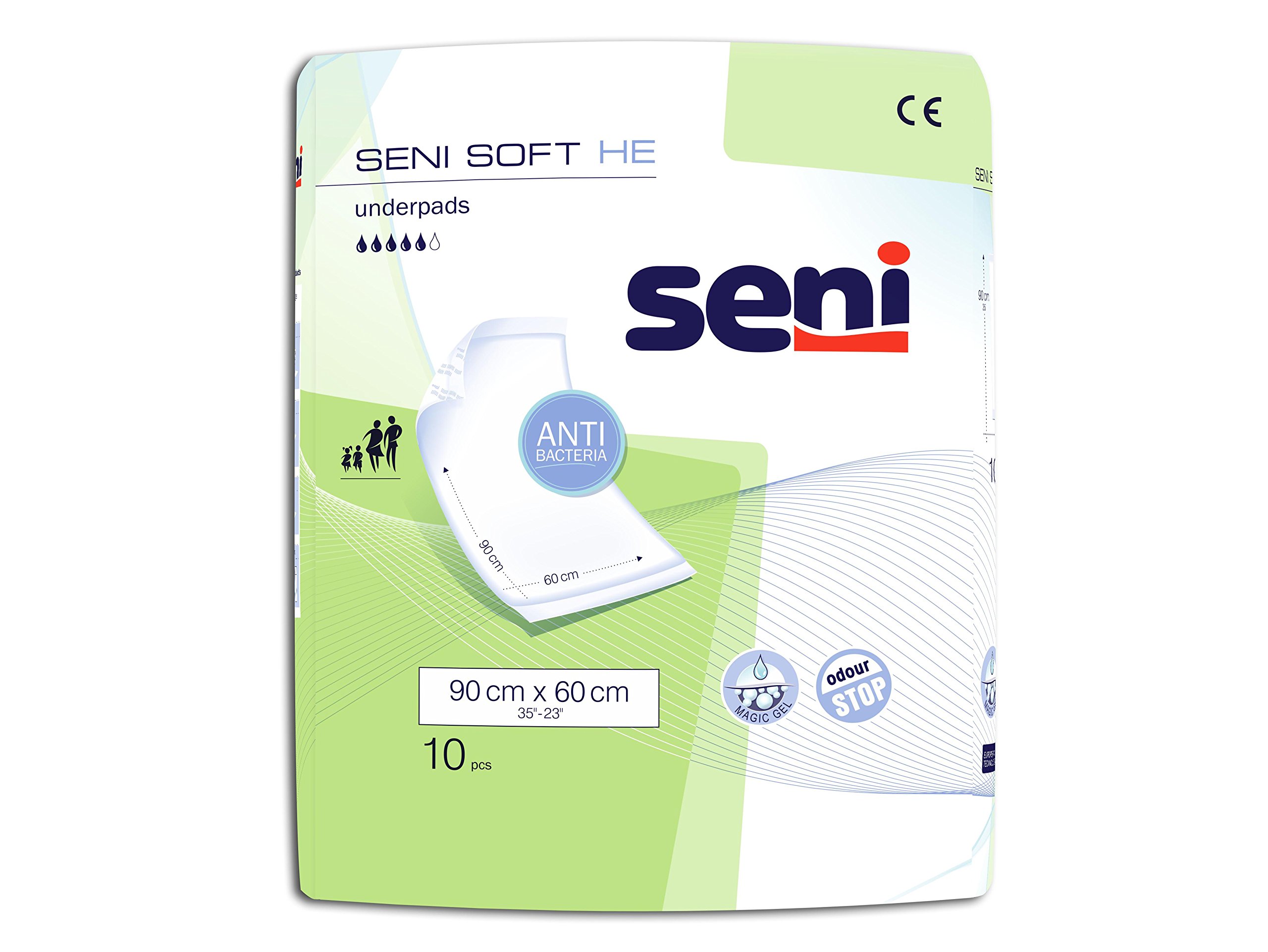 Seni Soft He Underpads - 10 Pieces (90 x 60 cm)
