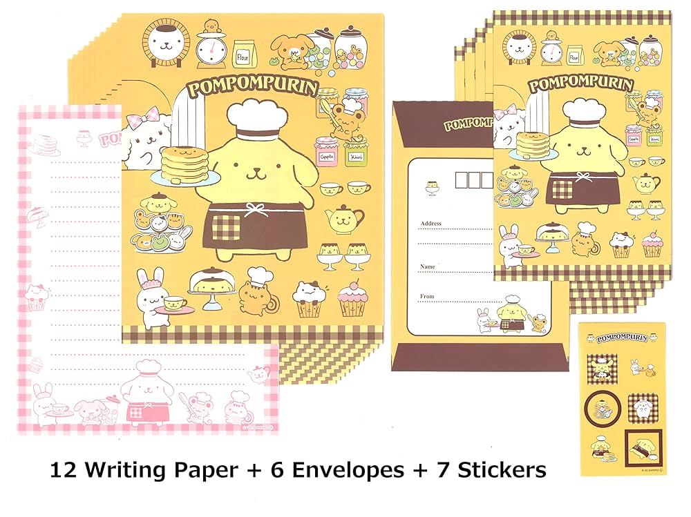 ポムポムプリン マスキングテープ レターセット ふせん まとめ売り Amazon.co.jp: ポムポムプリン マスキングテープ マステ 計8