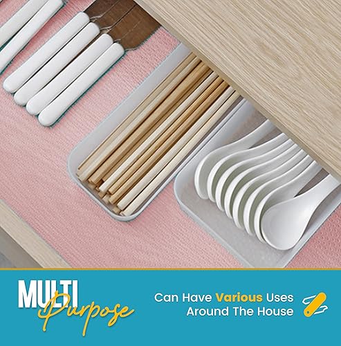 Miniatura 5 de Linda's Essentials - Revestimientos para refrigerador (16 unidades)  Revestimiento para refrigerador fácil de limpiar con protección contra