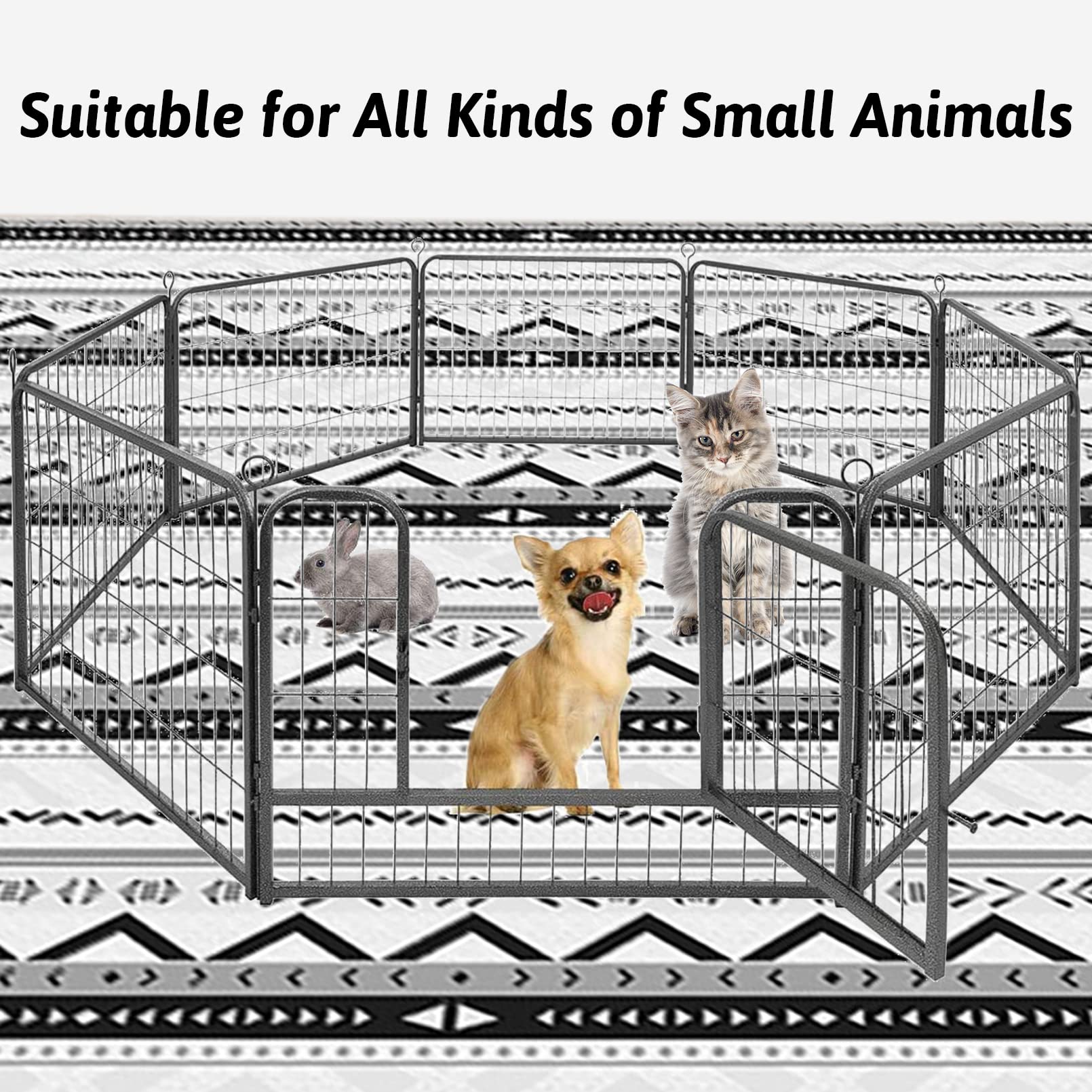 BNOSDM Tapis lavable et réutilisable pour animaux de compagnie avec dessous antidérapant pour punnies, chinchillas, chats, hérissons, cochons d'Inde, furets
