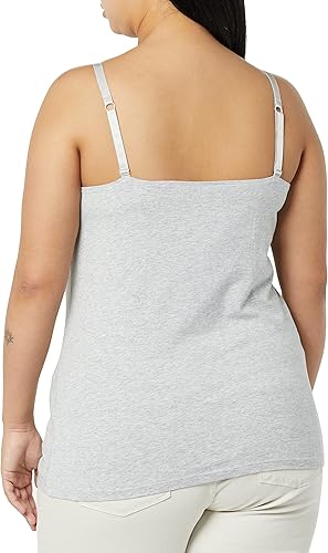 Miniatura 5 de Tienda Essentials Camisola de maternidad para mujer con correas ajustables y brasier integrado, paquete de 2