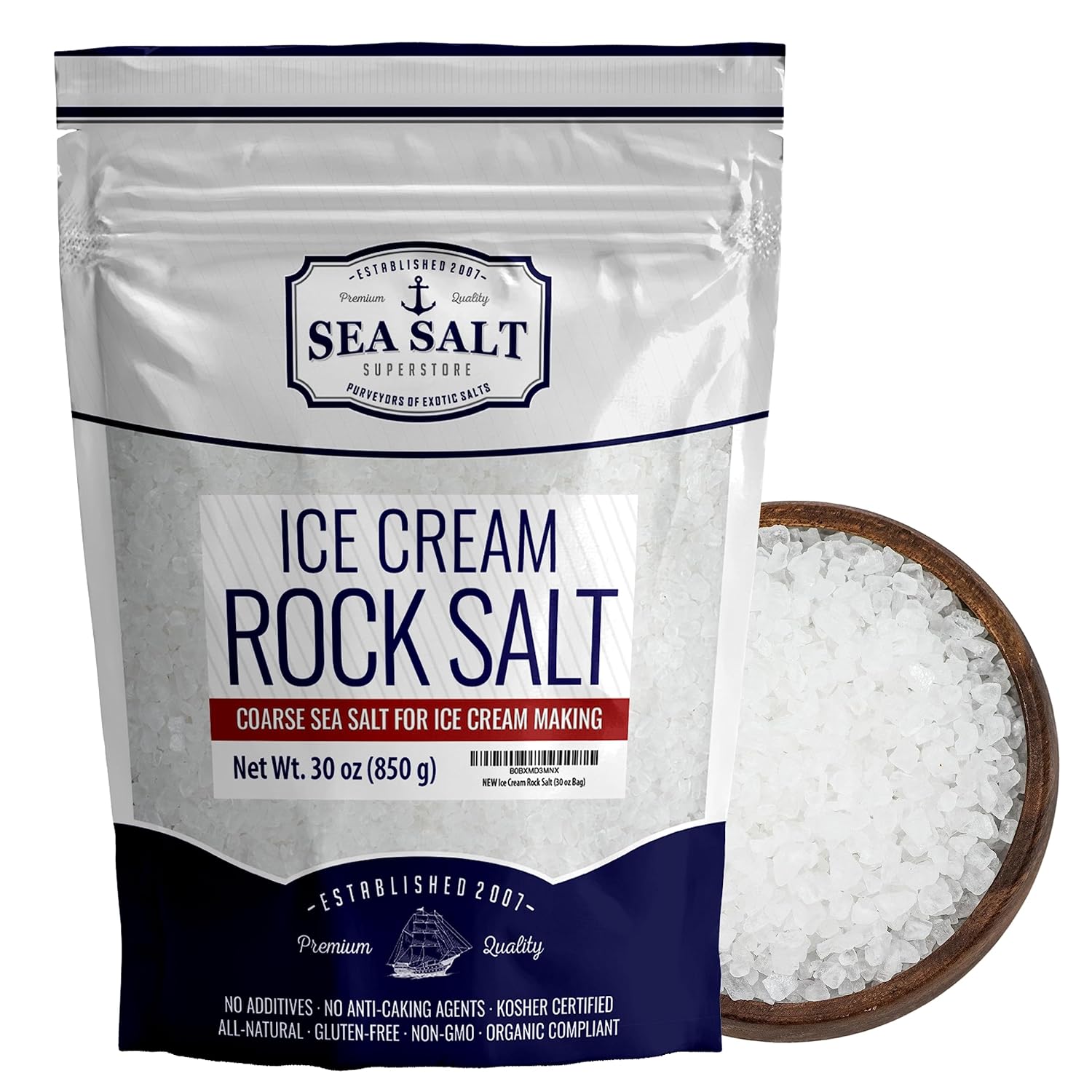 Ice Cream Salt, AllNatural Rock Salt for Ice Cream Maker