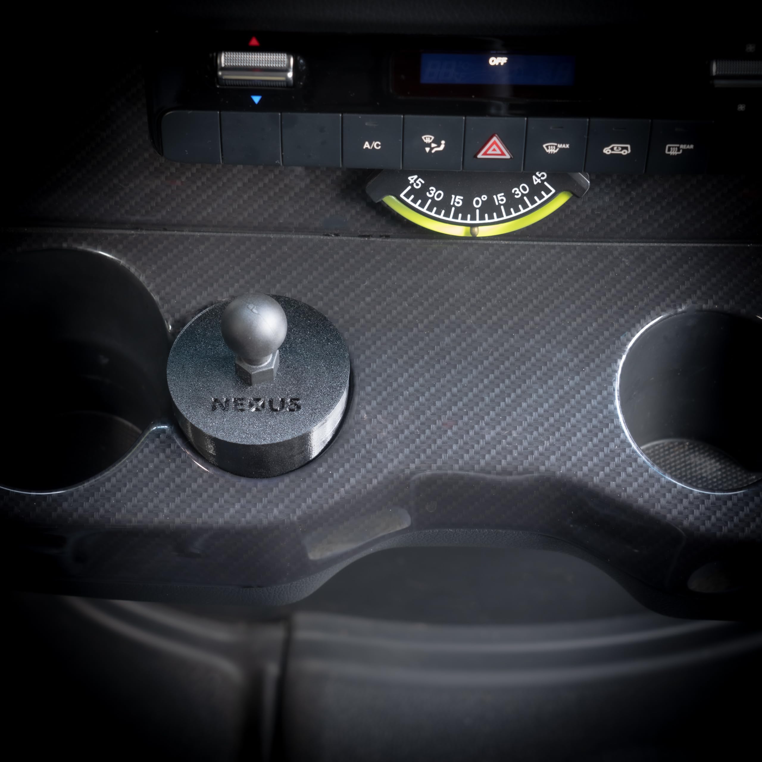 NEXUS Cup Adapter with 1 Inch Ball Mount for VS30 Sprinter Van or conversions - Winnebago Revel, Storyteller Overland or Jayco Terrain