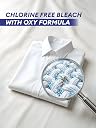 Gleema Fabric Whitener Powder for White Clothes | India’s #1 Chlorine Free Whitener Powder | Removes Haldi, Ink, Oil & Grease Stains in One Wash | Chlorine-Bleach Free Oxy Formula | 450 g gallery image