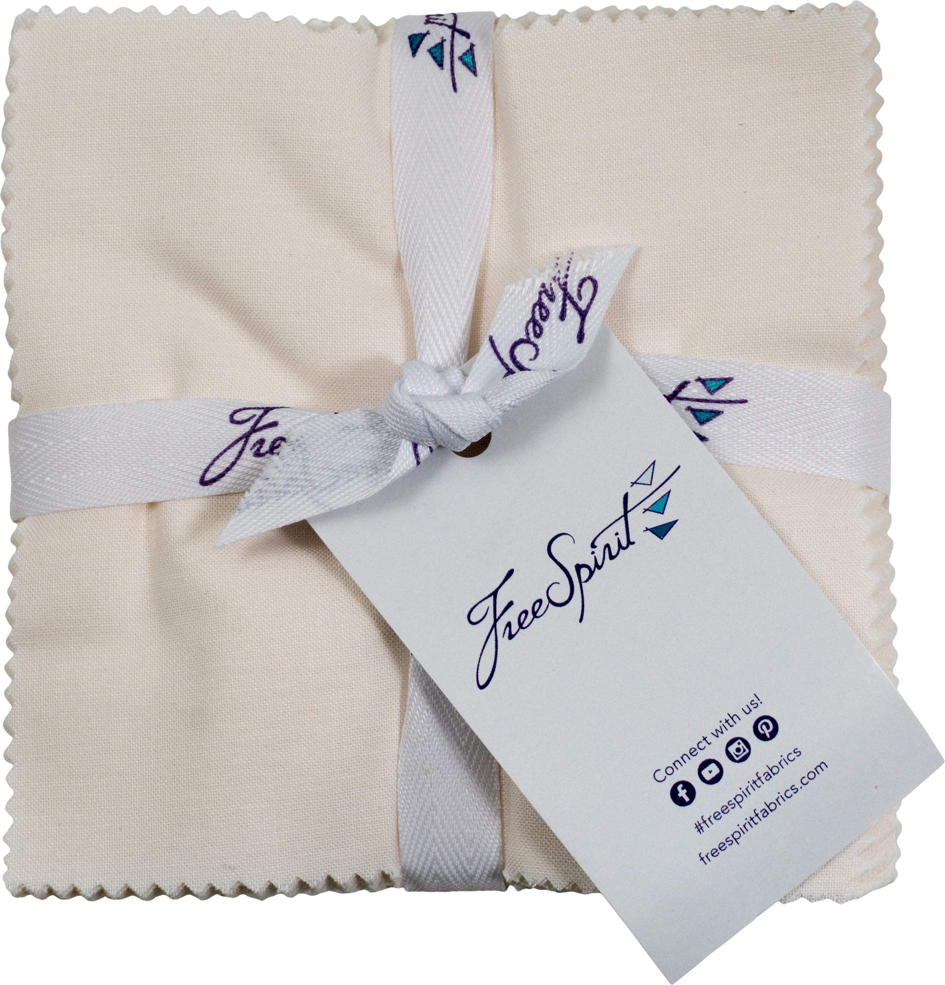 Designer Essentials Solids Mist Charm Pack 42 5-inch Squares Free Spirit