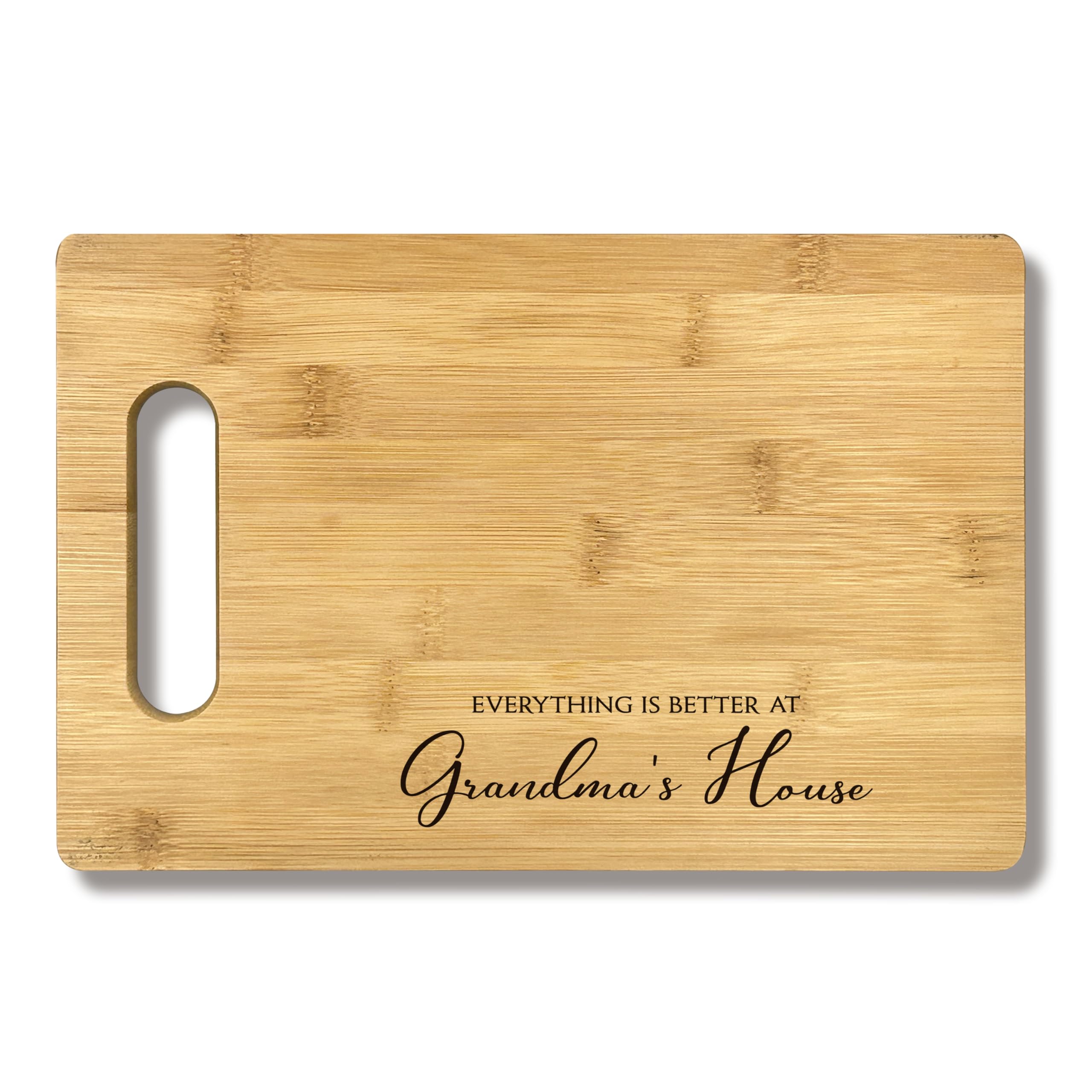 FONDCANYON Grandma's House Bamboo Cutting Board, Kitchen Decor, Grandma Gifts For Nana, Christmas & Mother's Day Gift From Grandkids