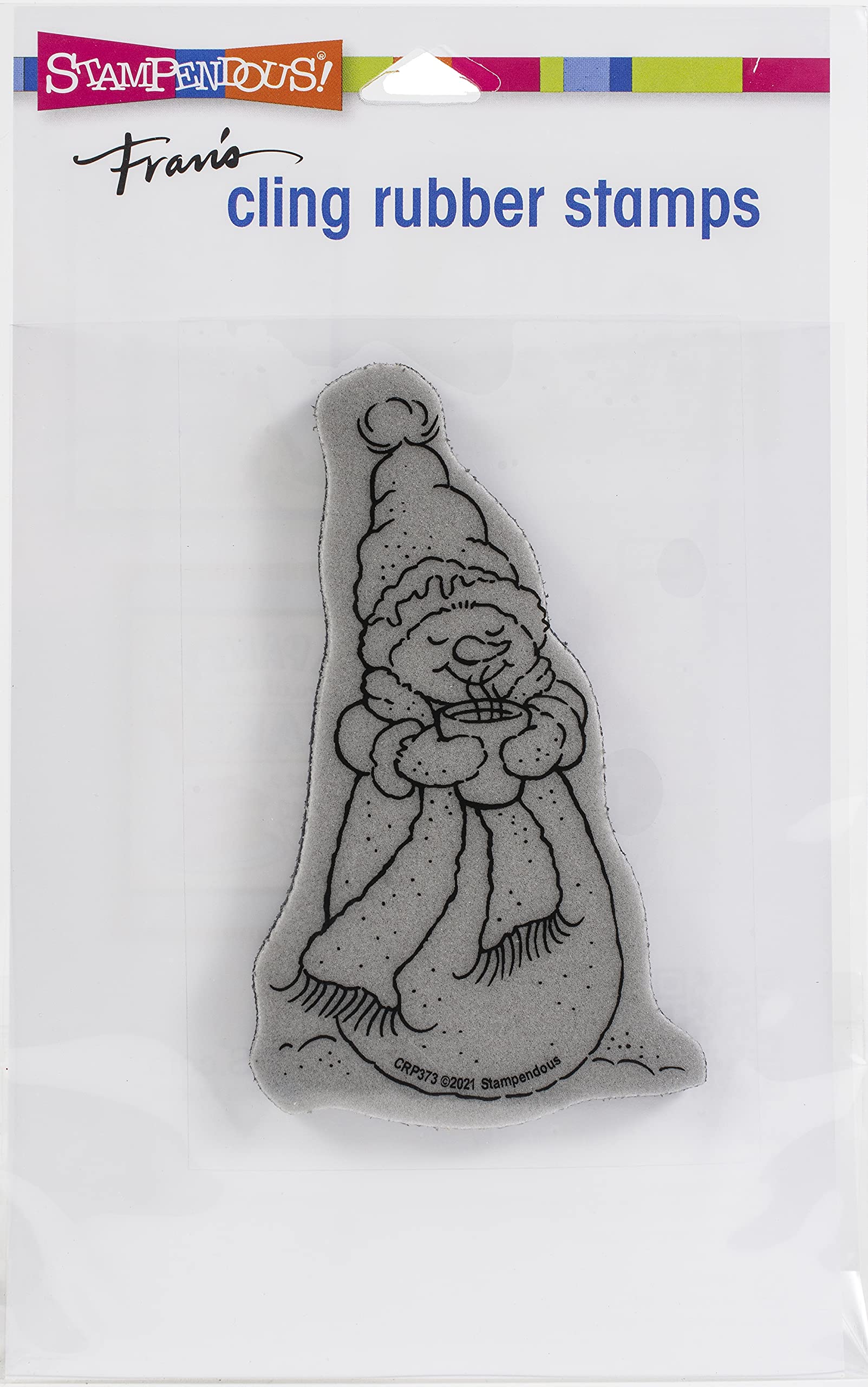 Tampon en caoutchouc Bonhomme de neige chaud