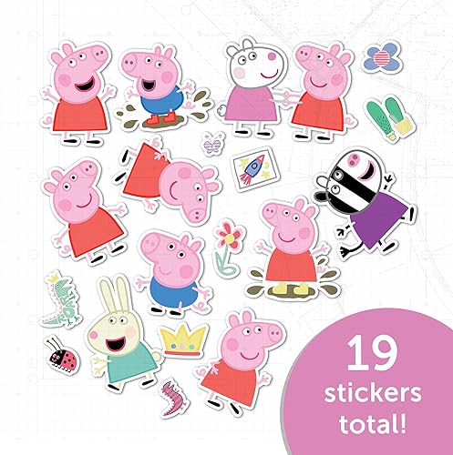 Miniatura 2 de Desert Cactus Pegatina de Peppa Pig – 19 calcomanías de vinilo de primera calidad para laptop, botella de agua, coche, álbum de recortes, decoración