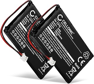 CELLONIC 2x Battery Replacement for Grundig Calios 1, Calios A1, Calios H1, BTI Verve 500 Cordless DECT Phone Rechargeable CP76 Battery Pack 600mAh
