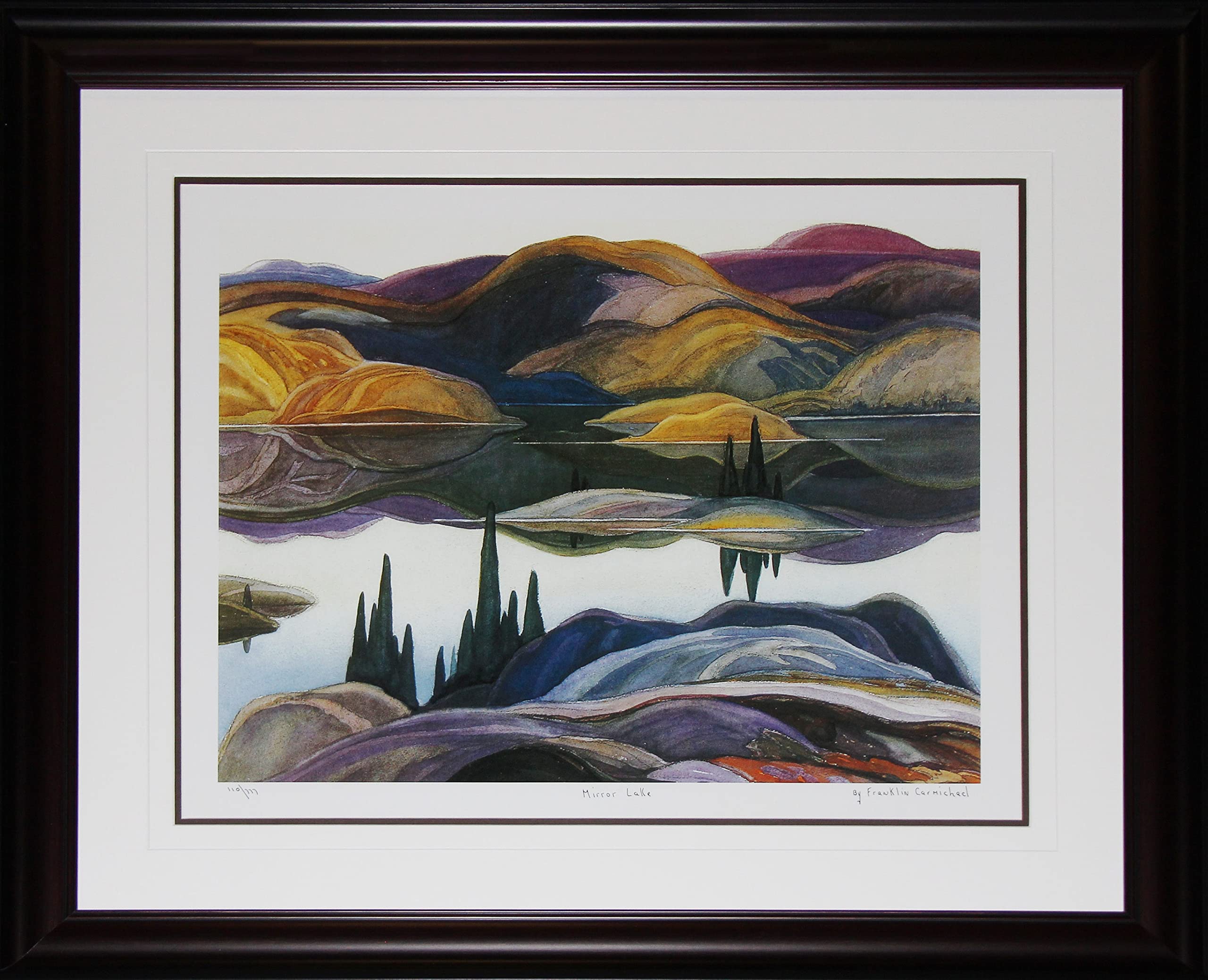 Mirror Lake 1929 Canadian Art by Franklin Carmichael Group of