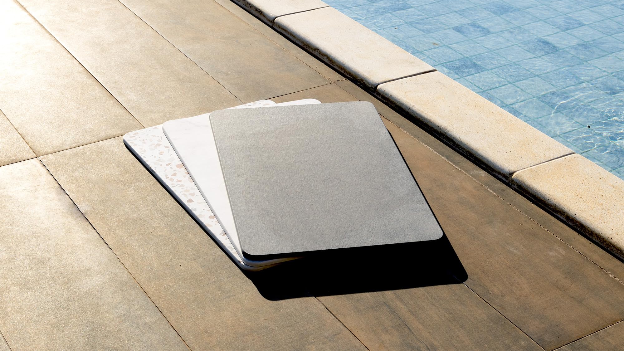 LYOR - Alfombrilla de Piedra de diatomita para baño, Color Gris, 23.6 x 15.4 Pulgadas