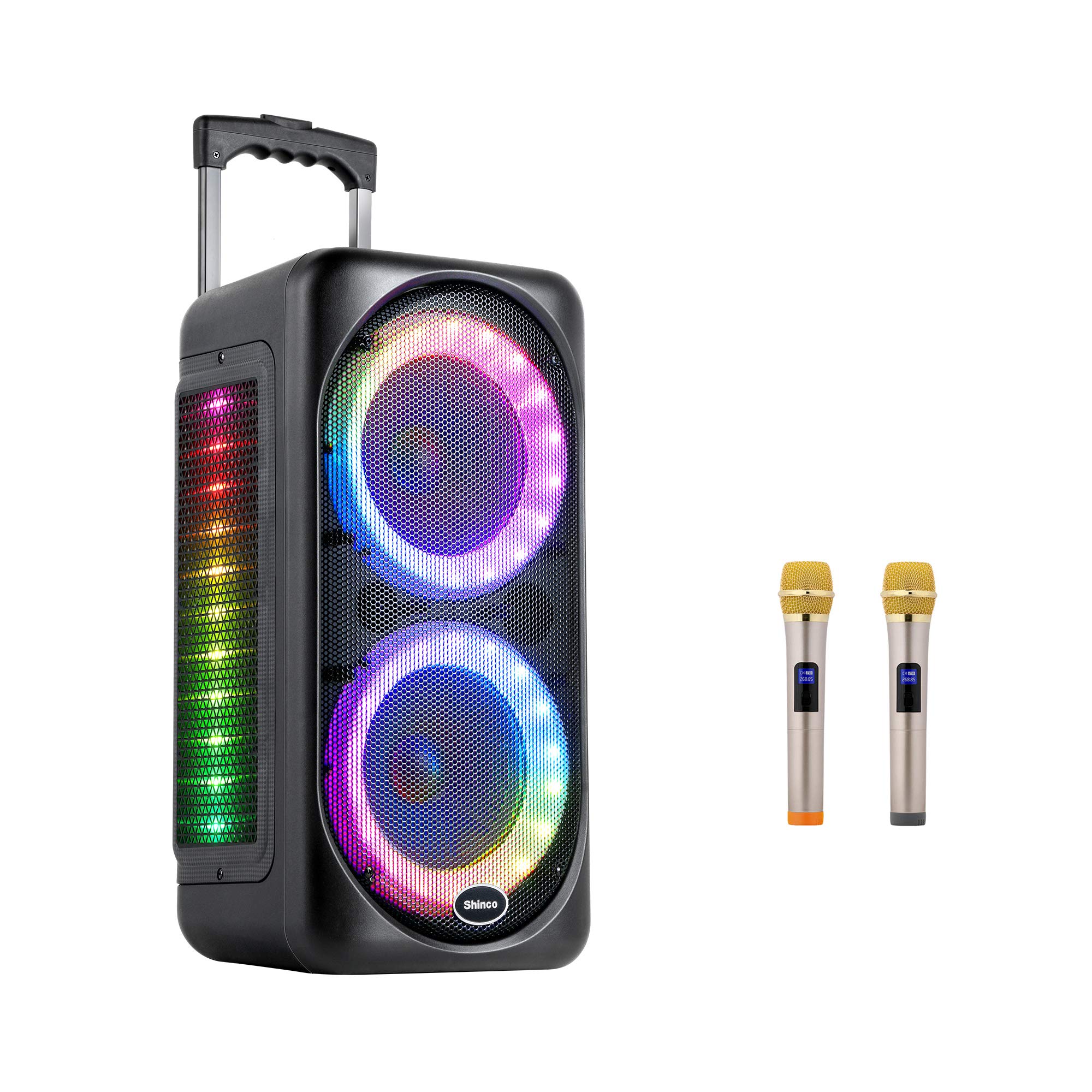 Buy Shinco Bluetooth Karaoke Machine with 2 Wireless Microphones