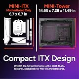 Cooler Master NR200P V2 Mini-ITX 18L PC Case, Top-Mount 240mm|280mm Liquid Cooler, 356mm Vertical Mounting 3.5-Slot GPU, Tempered |Vented Panel, USB 3.2 Gen 2x2 Type C (NR200PV2-KCNN-S00) - 2