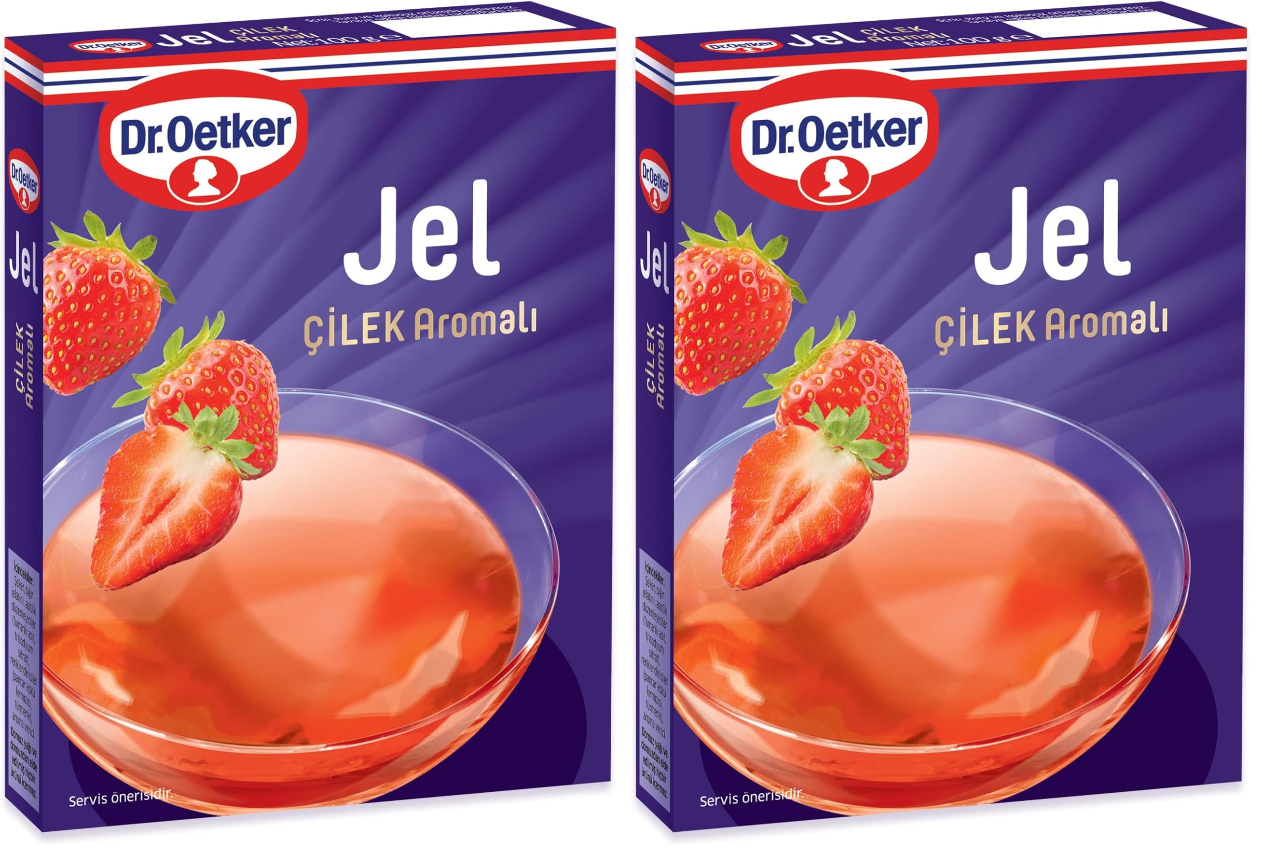 Dr. Oetker Jel Çilek Aromalı 100 Gr (2 paketi)