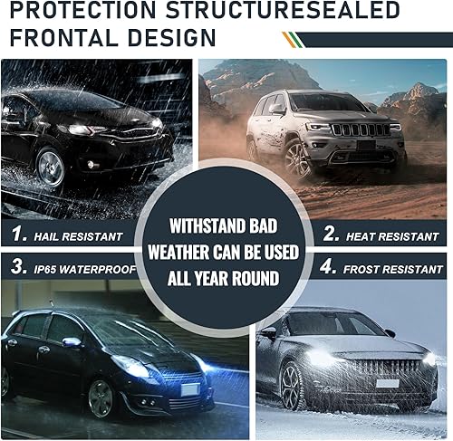 Miniatura 9 de Conjunto de faros delanteros para Ford F250 F350 F450 F550 Super Duty  00 01 02 02 03 04 Ford Excursion Sets de faros delanteros con carcasa cromada