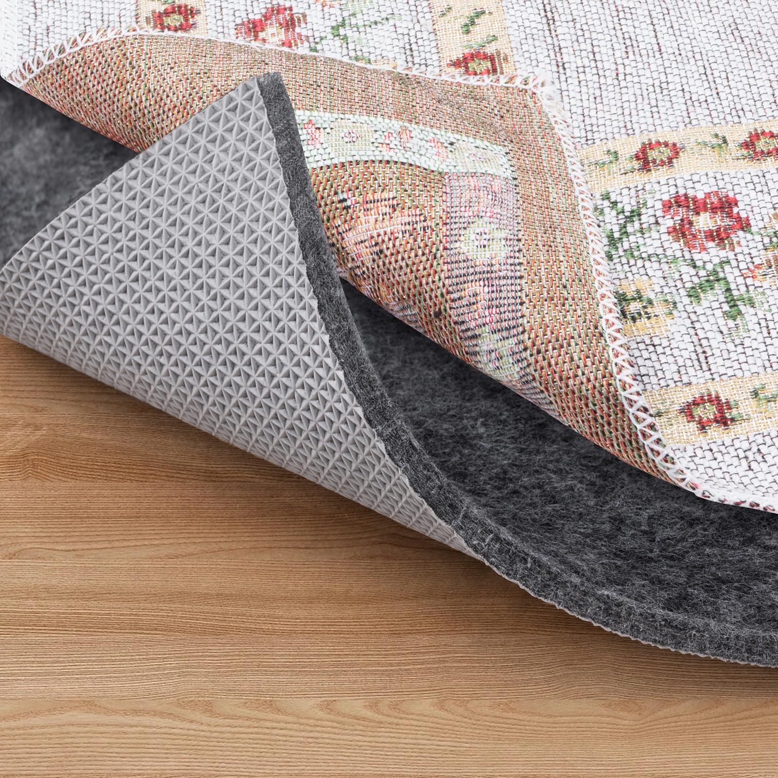 BALEINE Felt Non Slip Rug Pad 5x7 with Thermoplastic Rubber Backing