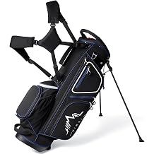 GoHimal 14-Way Lightweight Golf Stand Bag with Multiple Pockets