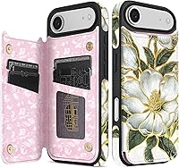 Vista 32 de NNH Funda tipo cartera compatible con iPhone Xs Max con bloqueo RFID, ranuras para tarjetas, folio de piel sintética, función atril, doble cierre