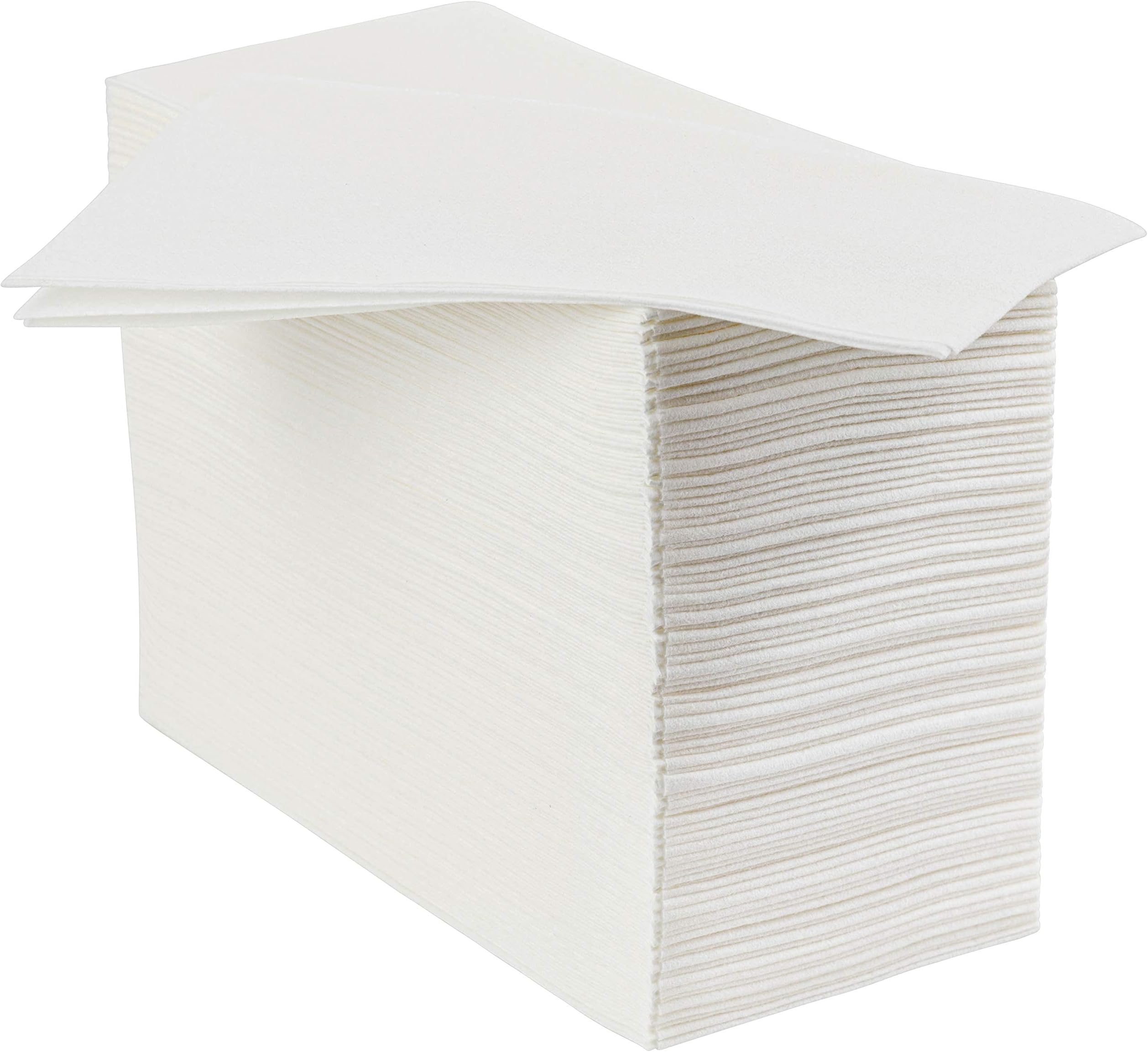 Disposable Guest Towels 200 Pack White Dinner Napkins - VALUE SIZE - Elegant, Super Soft & Absorbent - Dining, Weddings, Entertaining, Hand Drying In Powder Room & Bathroom. Made In USA