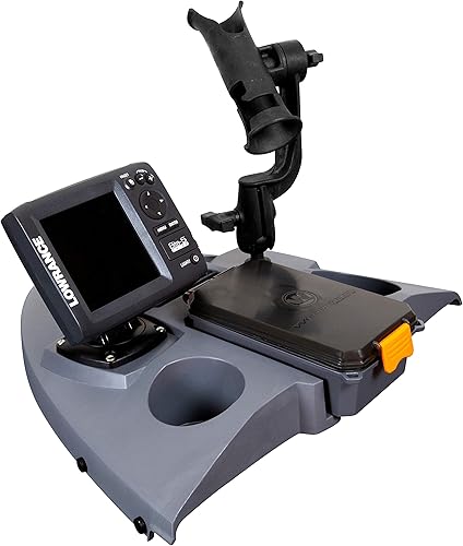 Vista 6 de Wilderness Systems Pungo Dashboard Tablero de kayak con almacenamiento en seco Consola para kayaks Pungo, gris