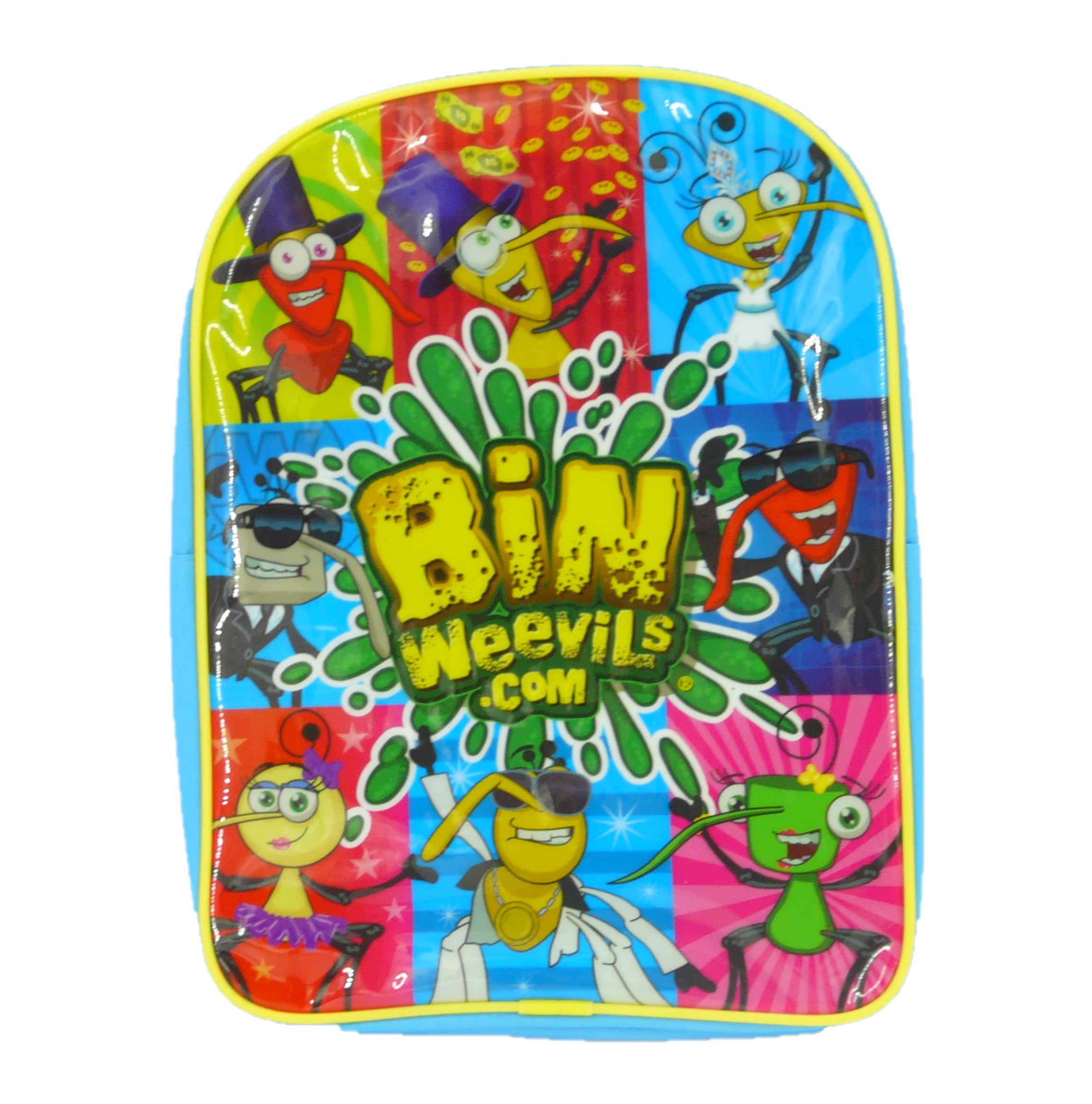 Bin Weevils Single Pocket Backpack, Blue, 6-10 Years, School Backpack