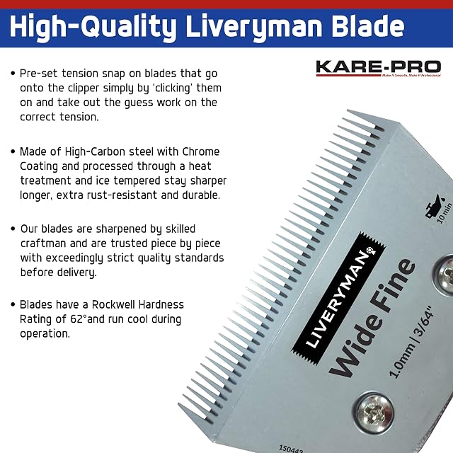 Foto 3 de 5 de Liveryman Cutter & Comb Harmony Wide Fine 1.0