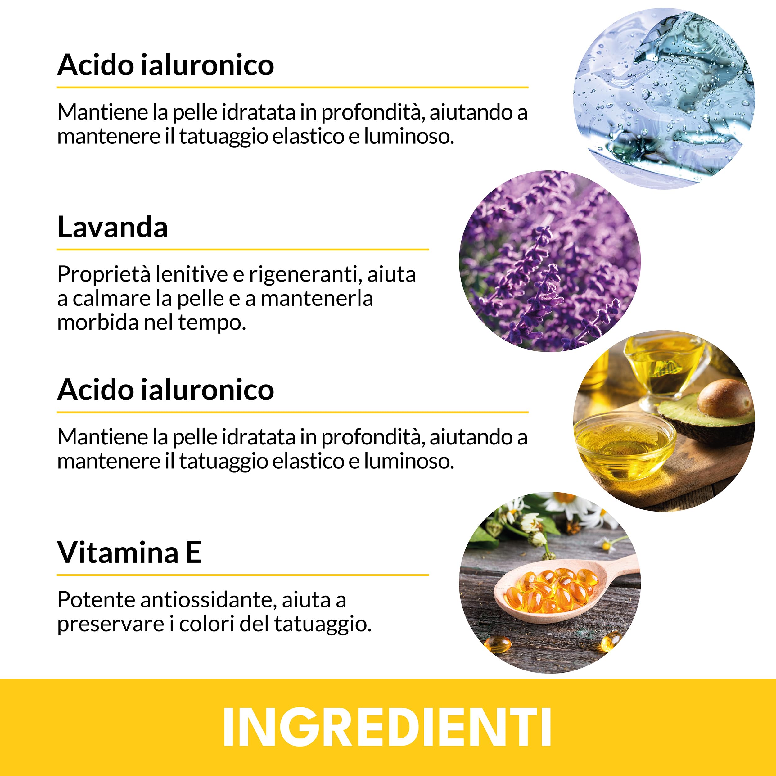 Tattoolicious RECHARGE 100 ml – Crema Rivitalizzante e Anti-Age per Tatuaggi | Neri e Colorati | Con Ingredienti Naturali e Principi Attivi Bio, Vegan, Cruelty Free, Derma Tested | Made in Italy