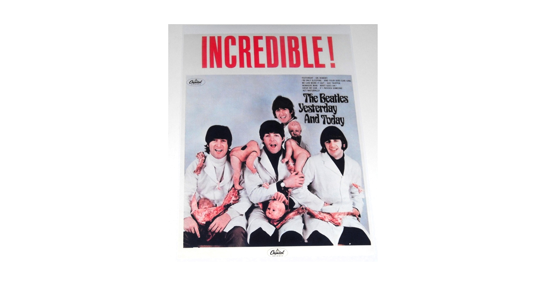Amazon.com: Cleveland Vinyl Beatles Butcher Cover Yesterday
