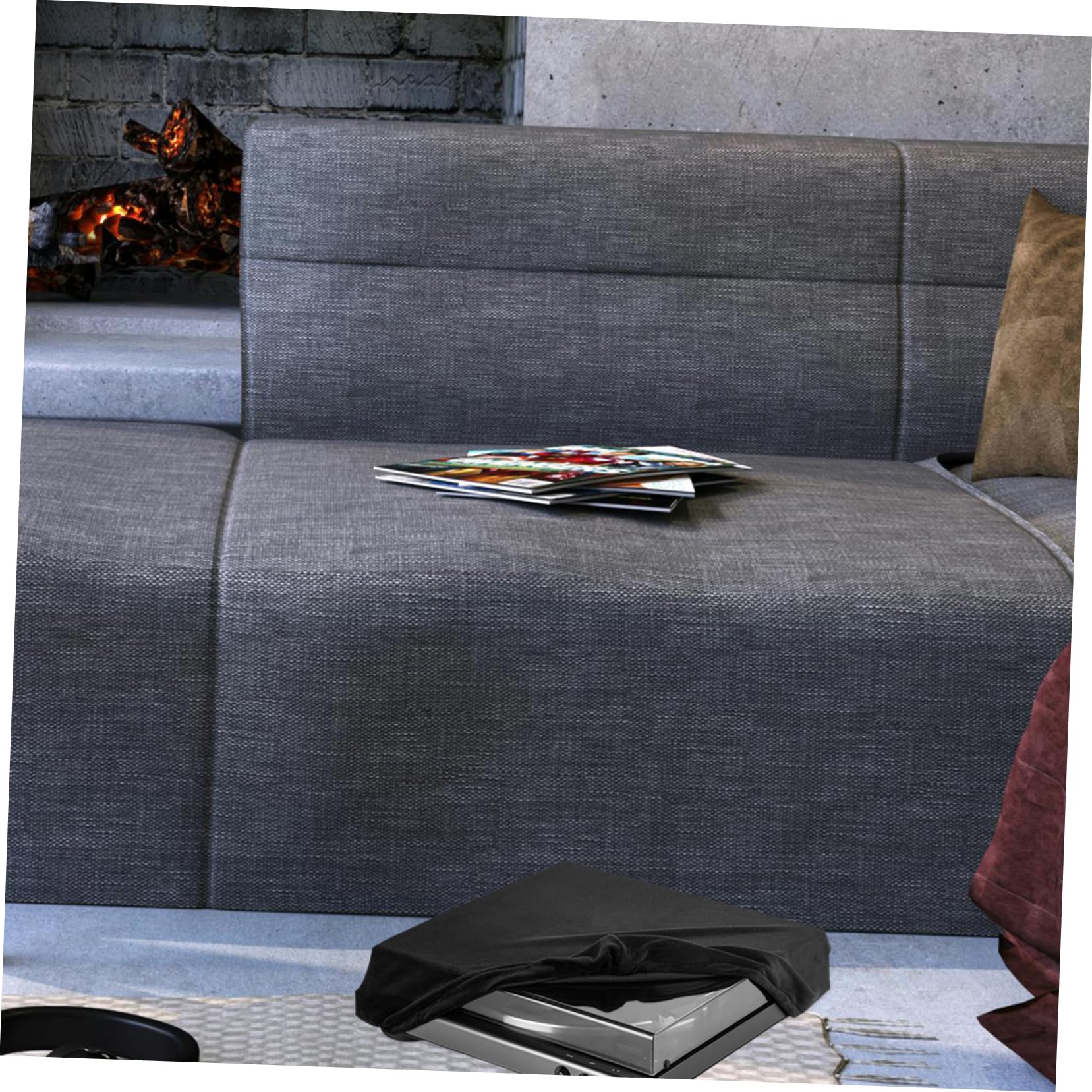 LABRIMP Housse Anti-poussière pour Tourne-Disque Vinyle Protection Pratique et Compatible avec At-lpxbt Couverture pour Platines et Disques