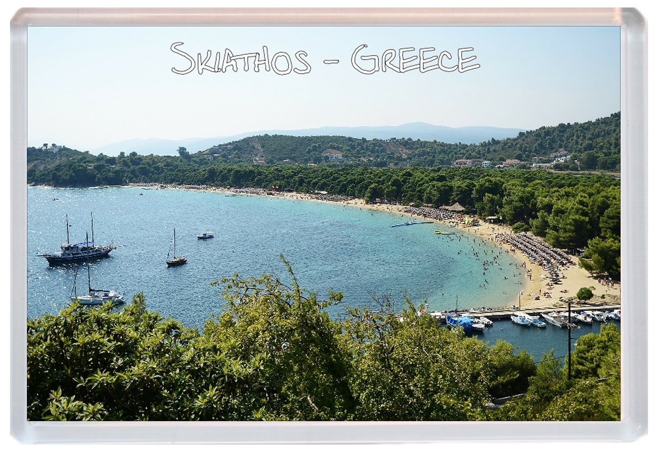 Baked Bean Store Skiathos - Greece - Jumbo Fridge Magnet Id928