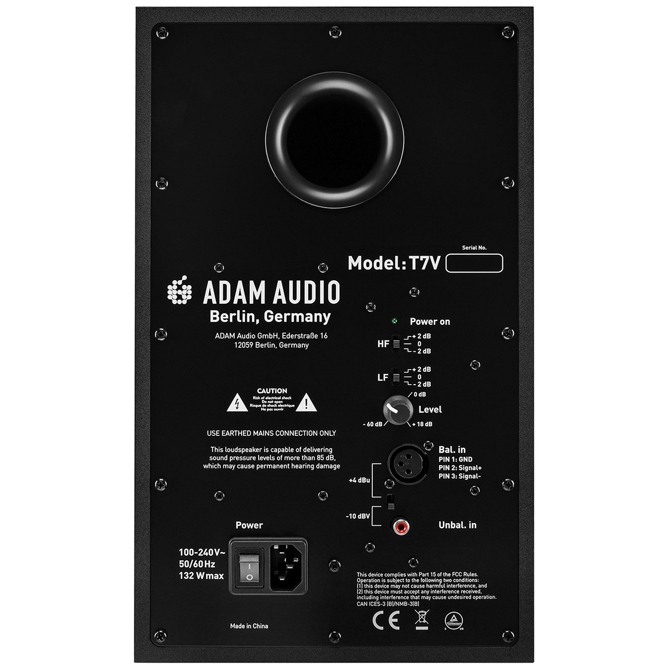 ADAM Audio T7V enceinte de monitoring pour l'enregistrement, le mixage et le mastering, son de qualité studio