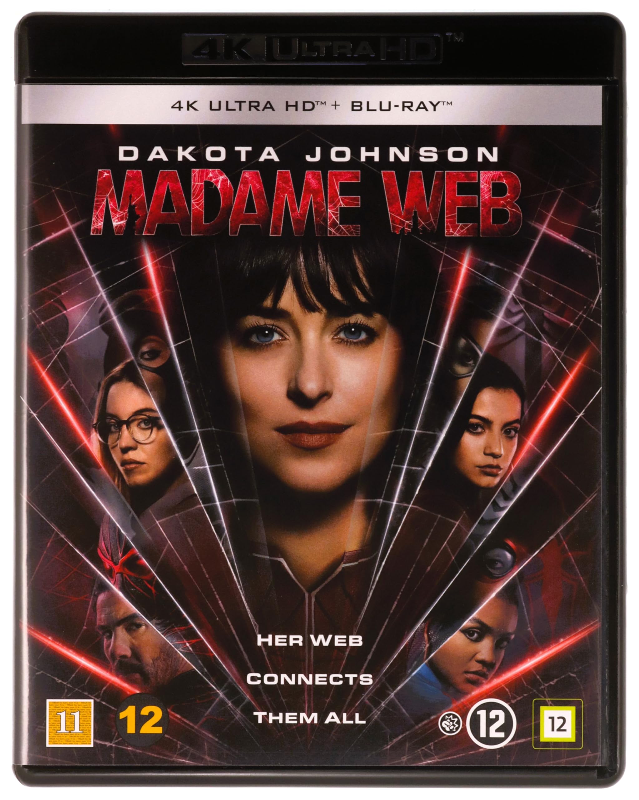 Madame Web Blu-Ray de importación disco original Region Free