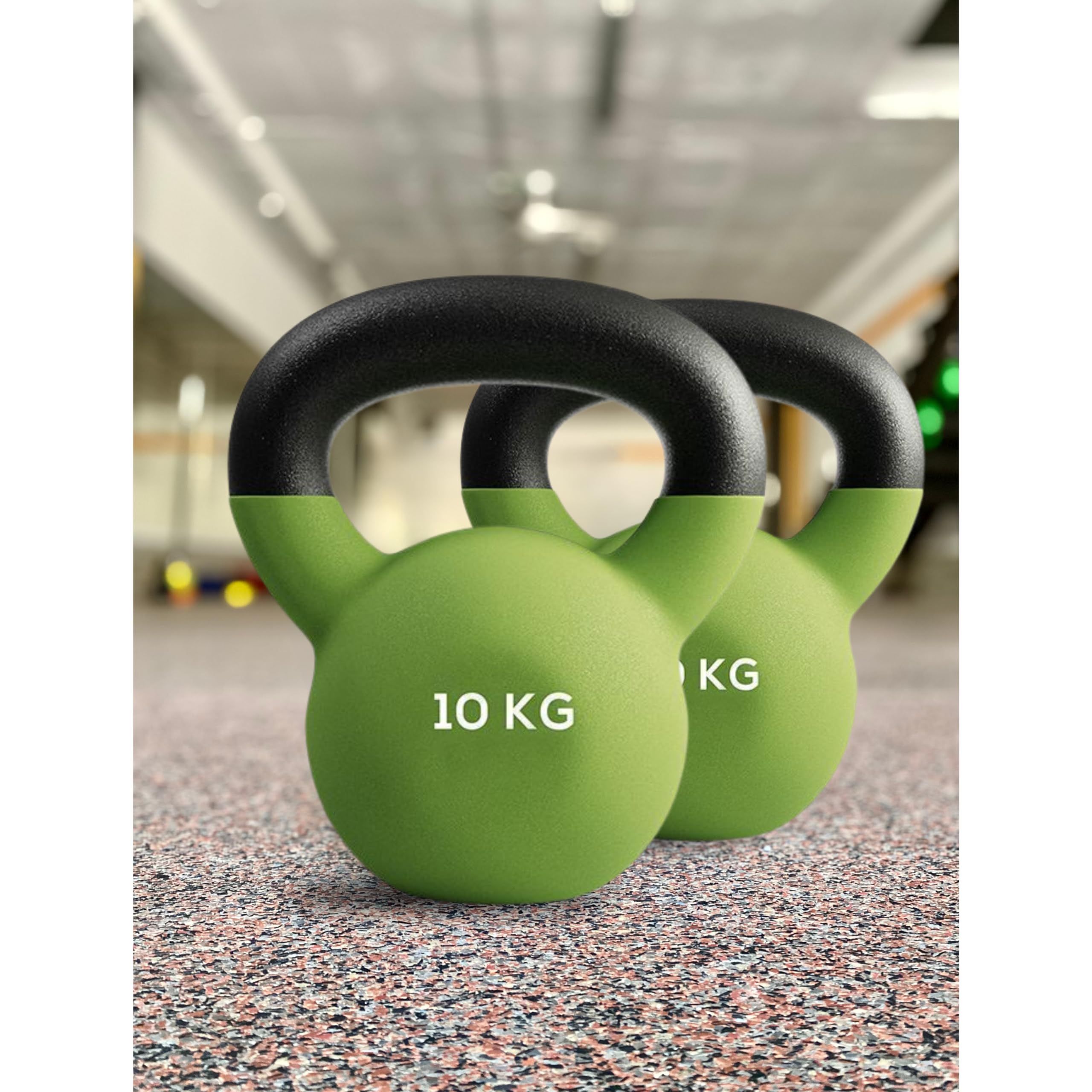 Kettlebell Rivestita In Neoprene 2-32 Kg - Pesi Per Allenamento Casa, Fitness, Yoga, Colore Casual - Foto 2