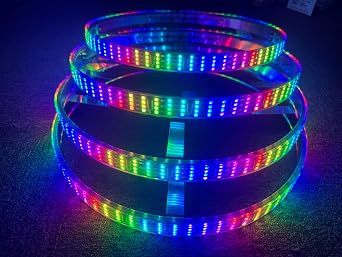 SDO Sando Tech 17.5 Quad Row High Intensity Dream Chase Led Wheel Lights Music Dancing Flow Rim Lights w/Turn Signal,Lock,Brake,Reverse,Relay Protect,on/Off Switch