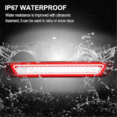 Miniatura 7 de RF Auto Tercera luz de freno LED de repuesto para Colorado  Canyon 2004-2012 camionetas luces de carga de techo lámpara de freno de montaje alto con
