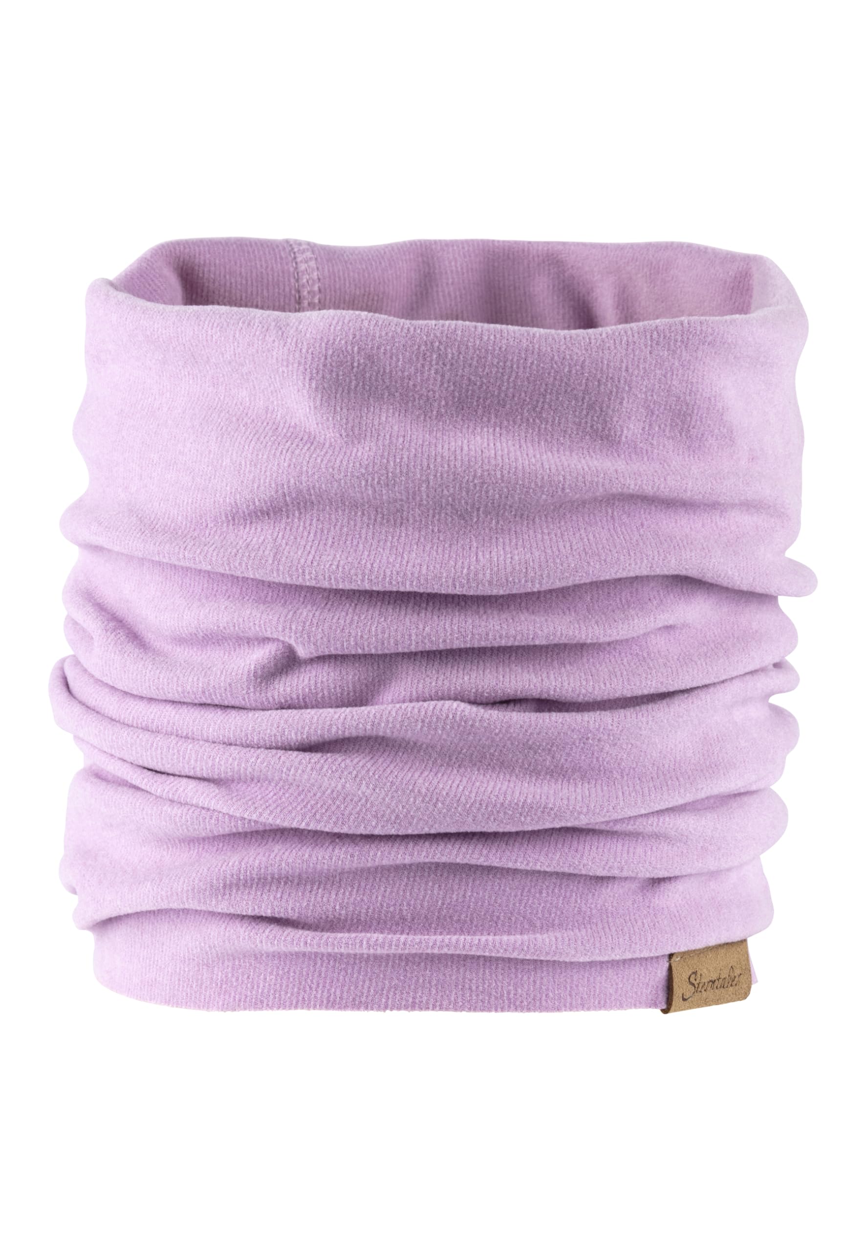 Sterntaler Girls Powder Pink Fine Knit Tube Scarf