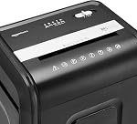 Amazon Basics 24-Sheet Cross-Cut Paper, CD and Credit Card Home Office Shredder with Pullout Basket
