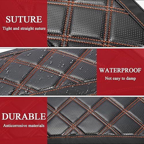 Miniatura 9 de WOWTK Brasier duro con tapa de alforja para Harley Davidson modelos Touring Road Glide FLTRX Electra Glide FLHT Road King FLHR Street Glide FLHX y